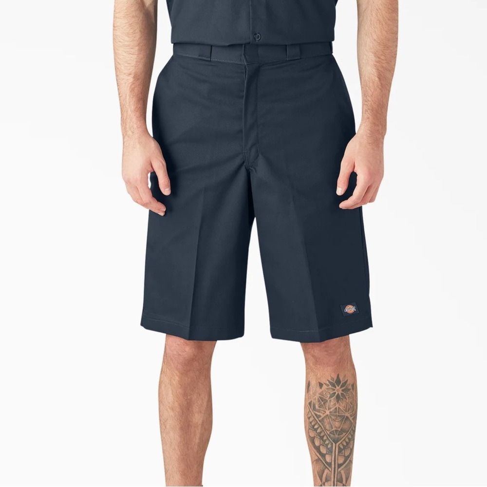 2 PRs of Dickies Men's Navy Work Shorts Sz 34